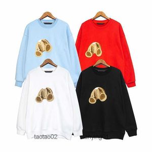 Mens Palms Designer Fleece Hoodie Flocking Leopard Print Towel Embroidery Guillotine Bear Felpe con cappuccio Uomo Angoli Donna Maglioni Felpe3ppk