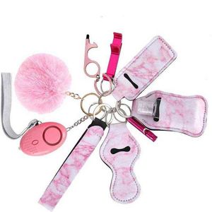 Segurança Chavetinha de defesa de segurança definida para mulheres meninas Mini Produto Multi Genshin Acessórios de Impacto emo Presente de Natal H1262Z