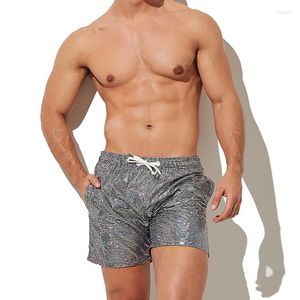 Erkek Şort Erkek Seated Casual Pocket Sports Gevşek eşofmanlar yüzme gövdeleri mayo bikini pantalonları parlak bling sokak kıyafetleri 2xl