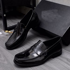 New 2023 Mens Dress Shoes Fashion Genuine Leather Business Office Work Formal Oxfords Brand Designer Party Wedding Loafers Size 38-44