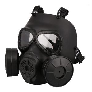 M40 Doppio Ventilatore Maschera Antigas CS Filtro Paintball Casco Esercito Tattico Capacetes De Motociclista Guardia FMA Cosplay12583