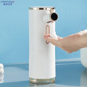 Liquid Soap Dispenser Automatisk skumtvåldispenser Touchless Liquid Soap Dispensers med induktion USB -laddning Hand Sanitizer Badrum 230317