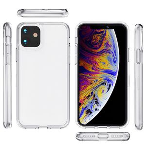 Casos de telefone celular transparentes acrílicos transparentes TPU para iPhone 14 13 12 11 Pro Max X Xs XR 8 7 6s Plus Samsung Galaxy S20 S21 S22 S23 DHL