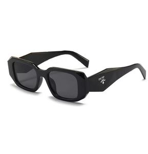 Designer solglasögon klassiska glasögonglasögon utomhus strand solglasögon för man kvinna mix färg valfritt triangulärt signatur mode uv400 solglasögon