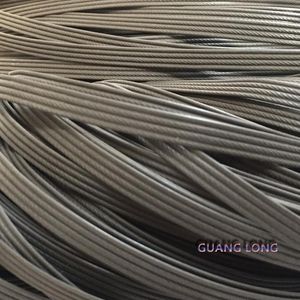 Decorative Flowers 10m Gray Four-wire Flat Synthetic Rattan Woven Material Used To Weave And Repair Plastic For Chairs Tables Hammoc