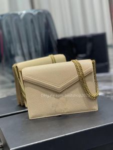 Fashion Women's Bag Chain Bag Caviar Handbag Shoulder Bag Crossbody Organ Bag Metal LOGO Rivet Beige / White / Black 22 * 16.5 * 5.5CM