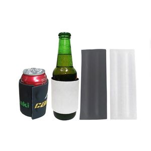 Altro Giardino domestico Sublimazione bianca Slap Wrap Koozy Blanksublimazione Vinile Neoprene Cola Can Er Cooler Maniche per bottiglie sottili Ko Dh6O9