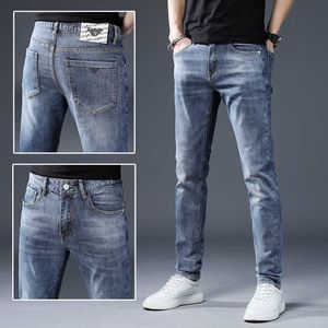 Kong Hong-pantalones vaqueros personalizados para hombre, pantalón elástico, informal, a la moda, primavera/verano 2022