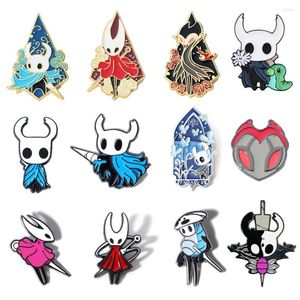 Brooches Hollow Knight Badges Enamel Pin Brooch Cute Lapel Pins For Backpacks Fashion Game Jewelry Accessories Gifts