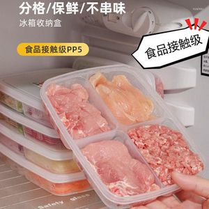 Dinnerware Desenwars Gaveta da geladeira Bin Bin Clear Fruit Box Storage Box Transparent Fridge Recectadores para Freezer de Despensa