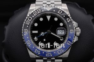 Clean Factory Watch Cal.3186 40 mm II GMT II 126710BLNR Stal nierdzewna