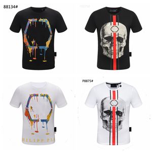 Plein Bear T-shirt Mens Designer Tshirts Righestone Skull Men T-shirts classiques de haute qualité Hip Hop Streetwear Tshirt Top Tees PB # shopee123