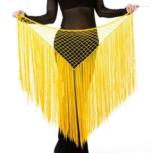 Scene Wear Style Tassel Belly Dance Costumes Senior Sexig Long Belt for Women Hip Scarf Accessories