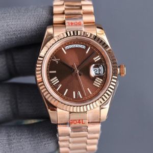 2023SS Classic Men Mens Watch 41mm Automatiska klockor Platinumrörelse Mekanisk safir Svepande Master Rollie Rostfritt stål Dagar Titta på armbandsur