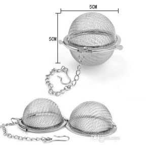 UPS New Stainless Steel Sphere Locking Spice Tea Ball Coffee Tools Strainer Mesh Infuser strainer Filter infusor In Stock