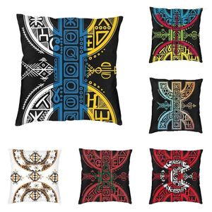 Pillow Modern Canarias Flag com raízes Amazigh orgulhoso canariano berbera capa de veludo case de case de decoração pela fronha