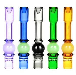 glass one hitter smoke pipe tobacco spoon Heavy dichronic dichroic mix color and style free shipping wholesale 5 Inch