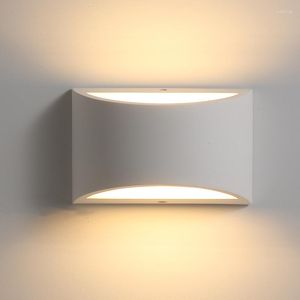 Lâmpadas de parede Modeen Lâmpada de lâmpada LED Banheiro espelhar luminárias de moda Luzes de gesso da moda arandelas ao lado de apliques de escada Murale