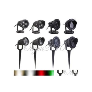 2016 LEDLIGHTS LED GARDEN LIGHT ÖVERFLIG THE SPOTLIGHT utomhusvattentät IP67 6W 10W LANDSCAPE Vägg Yard Path Pond Lawn BB Rod Base 110V 240V DHDJO