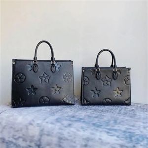 TOTES TREND RENK ELACAK Siyah Kabartma Tasarım Moda Bayanlar Çanta Çantası Büyük Kapasite Gündelik Top Lady Bag