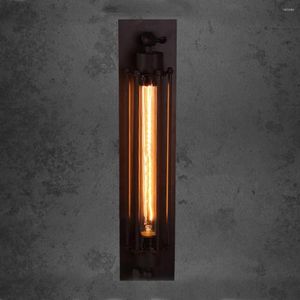 Lampada da parete innovativa luce rustica antiruggine senza scolorimento americano industriale per interni crea atmosfera