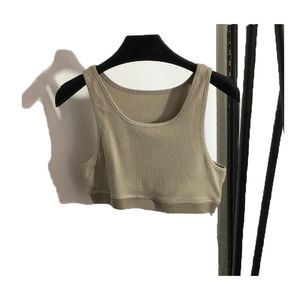 Camisetas Top Top Cropped tanques femininos Cami Knits Tee Knit