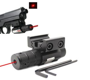 Mini mira láser de punto rojo táctica compacta, compatible con montaje en riel Picatinny, 11mm, 20mm, equipo de engranajes 1344217