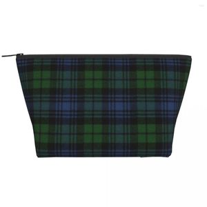 Cosmetic Bags Travel Black Watch Ancient Original Scottish Tartan Toiletry Bag Kawaii Makeup Organizer For Women Storage Dopp Kit Box