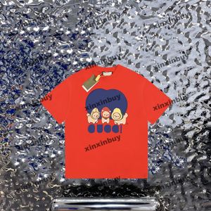 Xinxinbuy Men Designer Tee T Shirt 23ss Paris Dog Friends