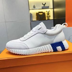 Casual Shoes Designer Shoes Lace-Up Women Sneaker Travel Läder Fashion Lady Flat Running Trainers Letters Woman Shoe Platform Men Gym Sneakers Storlek 35-43-45 med låda