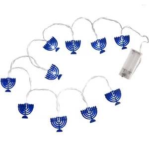 キャンドルホルダーウェディングユダヤ人のギフト駆動の弦ライト装飾ハヌカの装飾