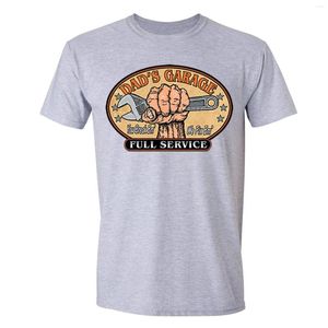 Herren-T-Shirts 2023 Vater Vater Opa Garage T-Shirt Wrench Full Service Cooler American Pride T-Shirt Sommer Mode