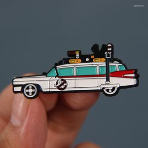 Broches XM-Funny Ghostbusters Pin Ambulance Broche Fantasy Adventure Movie Badge Jóias Criativas Presente Especial