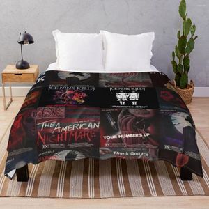 Blankets Ice Nine Kills Single Artwork Blanket Autumn Breathable Unisex Throw For Bed Sofa Travel Cinema