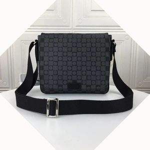 Mężczyźni Messenger Black Black Traci na płótnie mężem designer skórzane torby na ramię Man Luxury Projektanci krzyżowe torebki portfel Portfel Torka na ramię