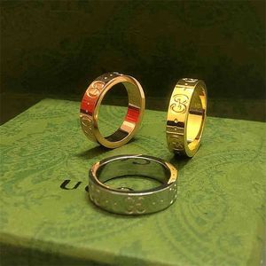 2023 Designer New Jiashuang Love Furchtloser Buchstabe Stern ausgehöhlter Ring einfaches Valentinstagsgeschenk für Männer und Frauen