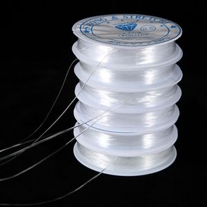 Jóias de achados componentes de fio diy fio de corda transparente pulseira de corda elástica jóias fabricando linha de cristal