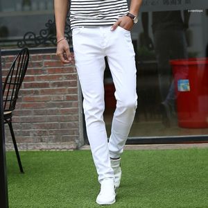 Erkekler kot pantolon klasik retro erkek markası Robin 2023 Erkekler İçin Dört Mevsimler Düz Renk Tam Uzunluk Orta Beyaz Satış Pantolon111