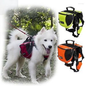 犬のカーシートカバーペットサドルバッグパックバックパック屋外ハイキングキャンプトレーニングスナック作業用の大型大きな犬キャリア