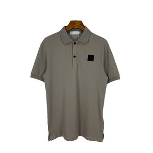 Camisetas masculinas 8229# Moda de verão Nova decote redondo Manga curta Algodão Camiseta casual para casais