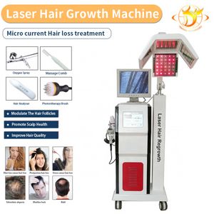 Macchina per la ricrescita dei capelli con diodo laser da 650 Nm per salone con rilevamento laser del cuoio capelluto