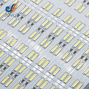 LEDストリップ10PC 50cm 6500K 7000K SMD 8520 120LEDS/M LEDリジッドストリップライトダブルロウハードバーSMDハードバーホワイト/ウォームホワイトP230315