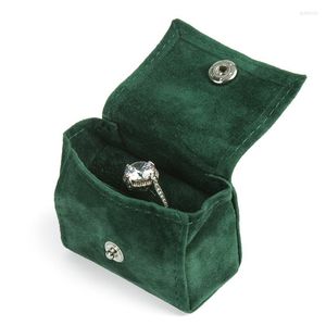 Sacchetti per gioielli Borsa per anelli in flanella Proposta Confezione in sacchetto di velluto Confezione regalo per decorazioni per feste di nozze