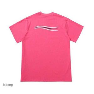 Camisa feminina 2022 Classic Candy Candy Macarons Macarons Wave Tees Casual Summer Manga Curta Mens Tops Ins Hot 9F7HHF7HH