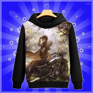 Herren Hoodies COOL Anime Hoodie Kino No Tabi The Beautiful World Cosplay Kapuzenpullover Mode Frühling Herbst Männer Frauen Streetwear Mantel