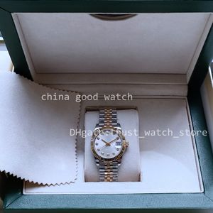 17 Style Watches Watches 31 mm Lady Gift BPF Diamond Dial Automatyczny ruch dwukolorowy Złoty Pasek ze stali nierdzewnej Data Sapphire Crystal BP Fabryczne nadgarstki