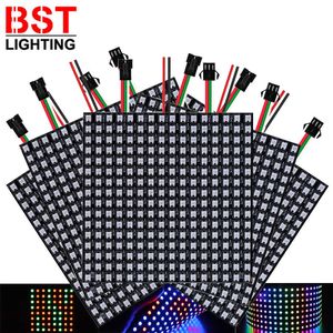 شرائح LED 1 ~ 5pcs WS2812B RGB LED مرنة رقمية مرنة قابلة للعنونة بشكل فردي شريط الضوء WS2812 8x8 16x16 8x32 Matrix Screen 5V P230315