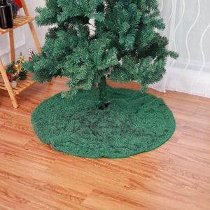 Decorações de Natal 78 cm saia de árvore capa de tapete de piso natal ornamento papai Noel Deer Sentido em casa