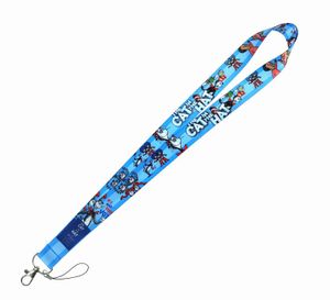 Designer Schlüsselanhänger Katze in einem Hut Anime Lanyard Umhängeband Seil für Handy ID-Kartenhalter mit Schlüsselanhänger Kinder Schlüsselanhänger