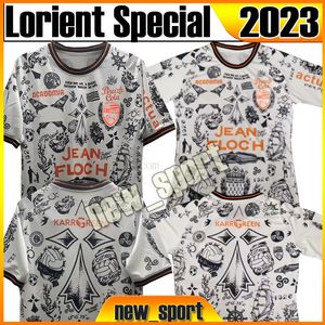 Lorient Soccer jerseys maillots de foot 2023 GRBIC HAMEL LE FEE RADOVANOVIC DELAPLACE WISSA BOISGARD BOZOK DIARRA ABERGEL new sport Men size S-XXL Football shirts